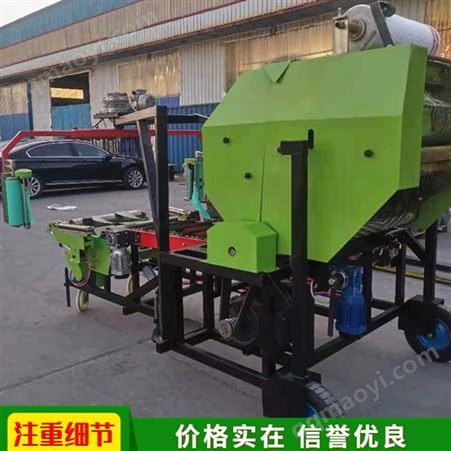 青储打捆包膜机 玉米秸秆青贮裹包机