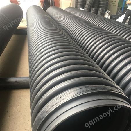 AD13.0潮州波纹管生产商 批发实壁污水排水管 厂里加工 中空壁管 优品质量