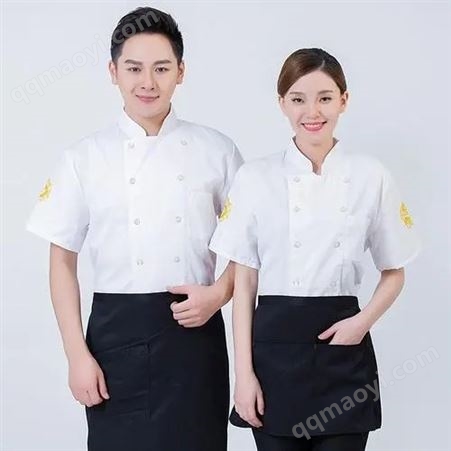 济南餐厅服务员工作服定制 服布斯套装工作服定制批发现货