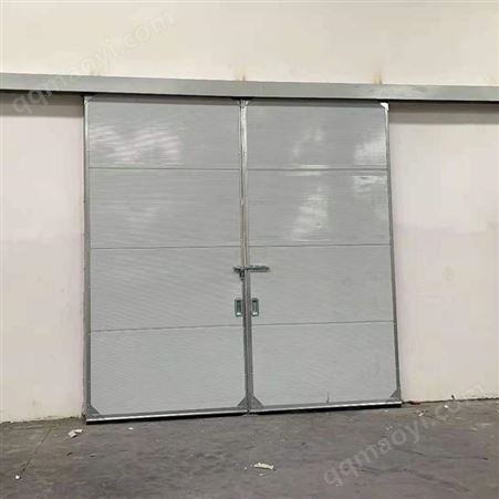 车间彩钢板大门 平开厂房门 保温隔热 可按需小窗